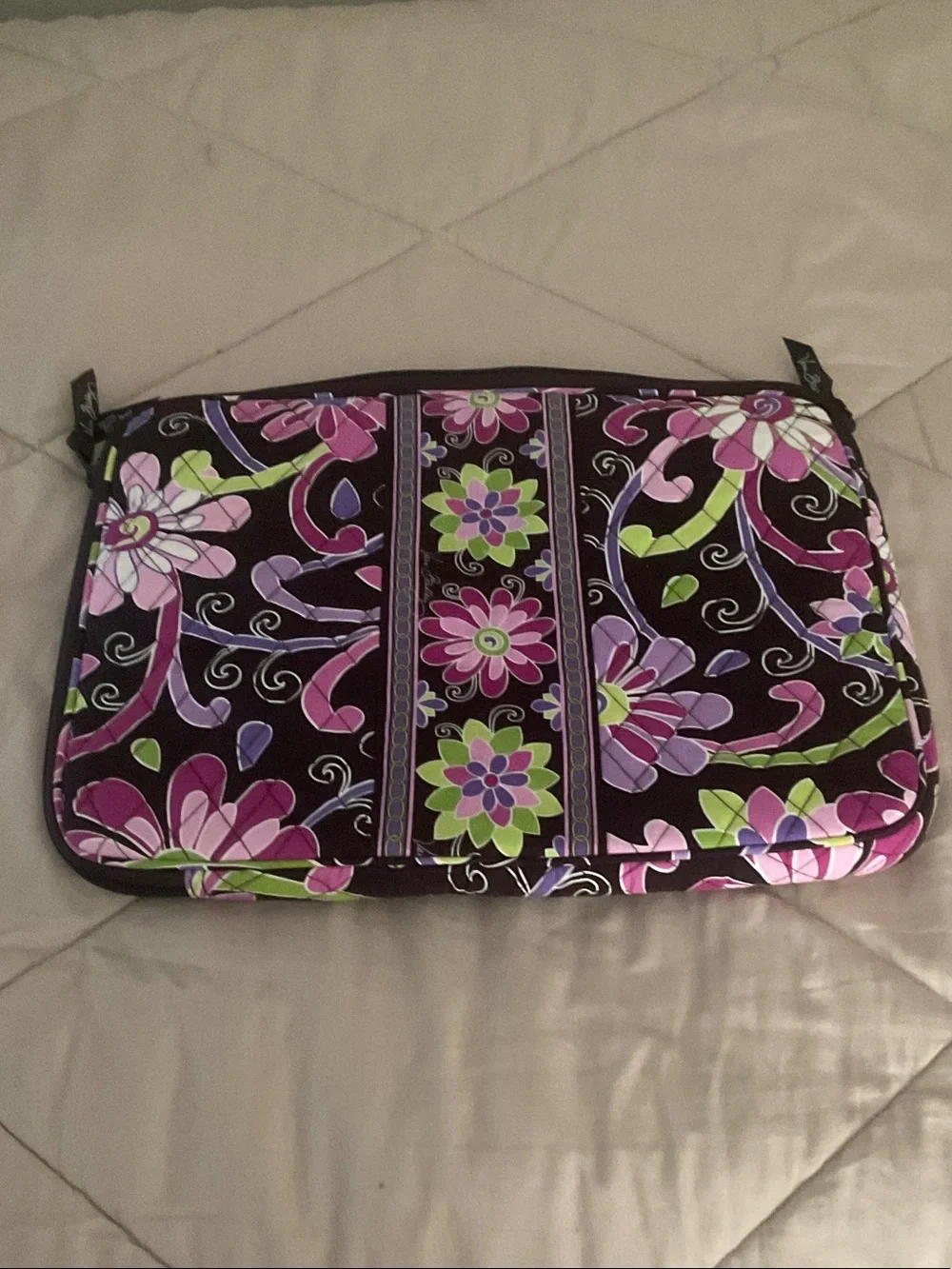 Vera Bradley Purple Multi Quilted Floral Laptop Sleeve